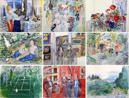 Illustrated Book Dufy - MON DOCTEUR LE VIN (19 aquarelles. 1936)