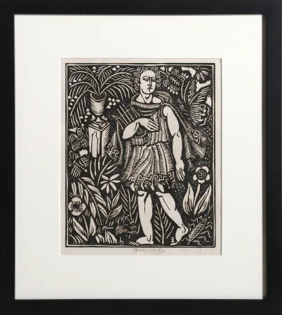 No Technical Dufy - Orphée (for Le bestiaire ou Cortège d'Orphée de G. Apollinaire)