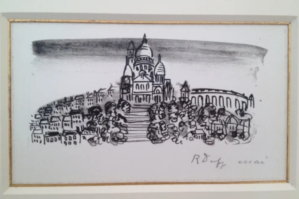 Lithograph Dufy - Sacre Coeur