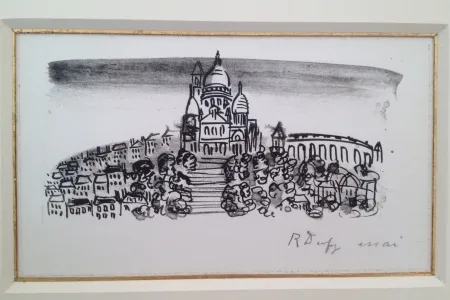 Lithograph Dufy - Sacre Coeur