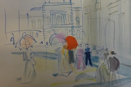 Lithograph Dufy - Sans titre