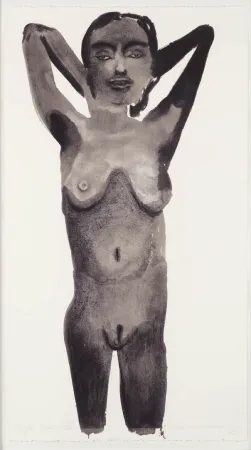 Lithograph Dumas - Purple Pose