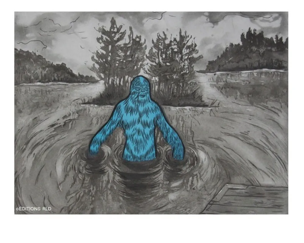 Etching Düne - DALÄLVEN