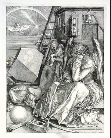 Etching Durer - La mélancolie