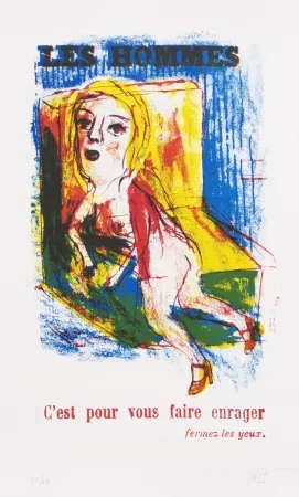 Lithograph Dutertre - C'est pour vous faire enrager