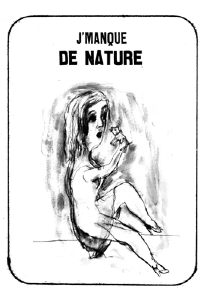 Lithograph Dutertre - J'manque de nature