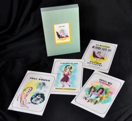 Lithograph Dutertre - La manière de vivre 100 ans