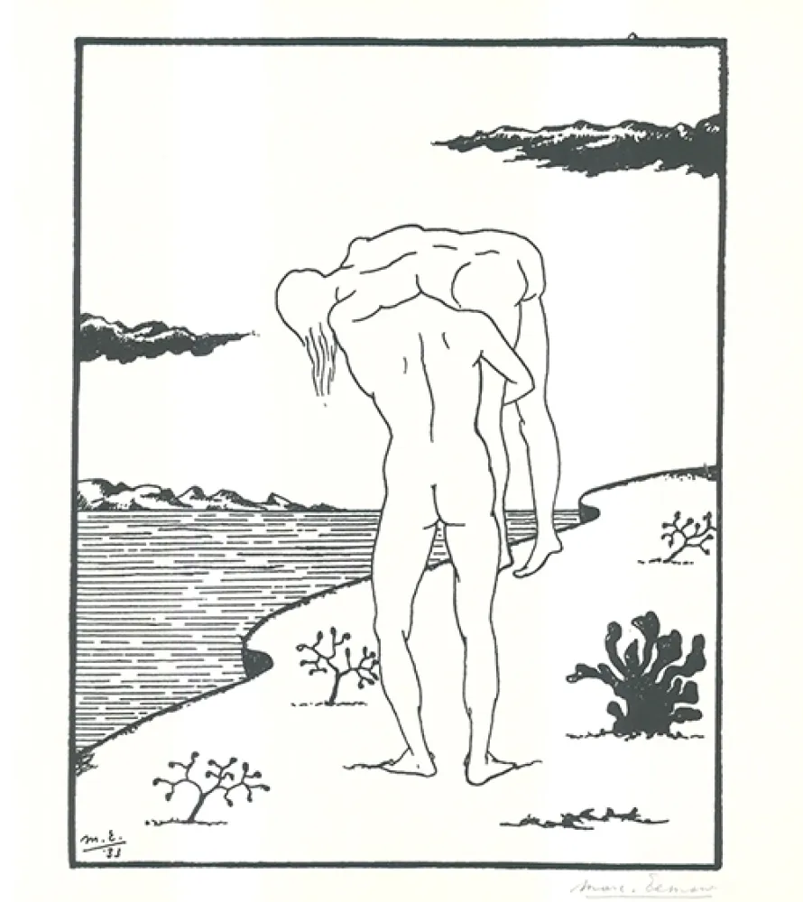 Lithograph Eemans - Untitled