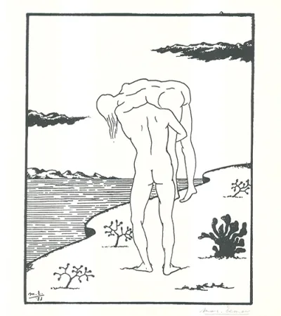 Lithograph Eemans - Untitled