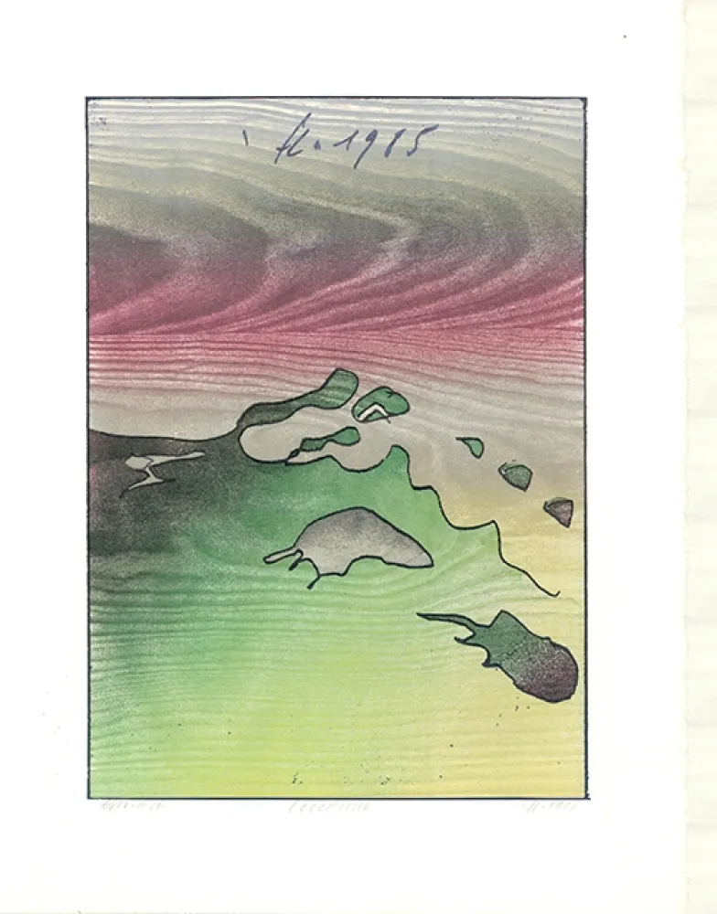 Woodcut Eggenschwiler - Cocodrillo