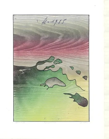 Woodcut Eggenschwiler - Cocodrillo