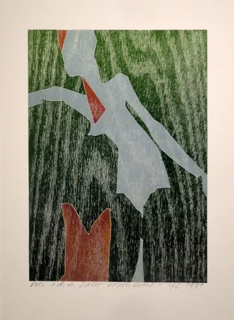 Woodcut Eggenschwiler - D. n. Jahr erscheint