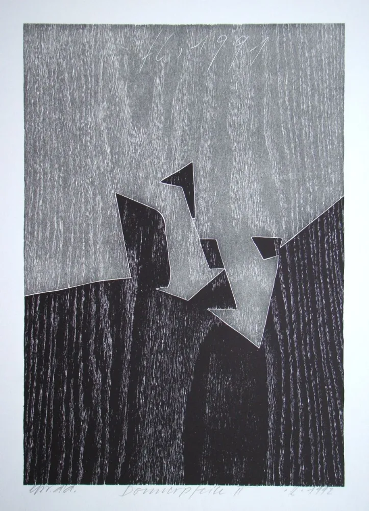 Woodcut Eggenschwiler - Donnerpfeile II.