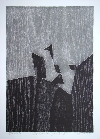 Woodcut Eggenschwiler - Donnerpfeile II.