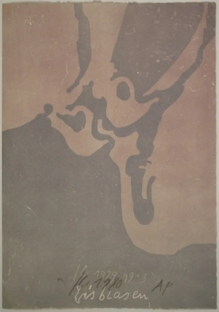 Woodcut Eggenschwiler - Eisblasen