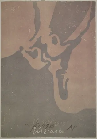 Woodcut Eggenschwiler - Eisblasen