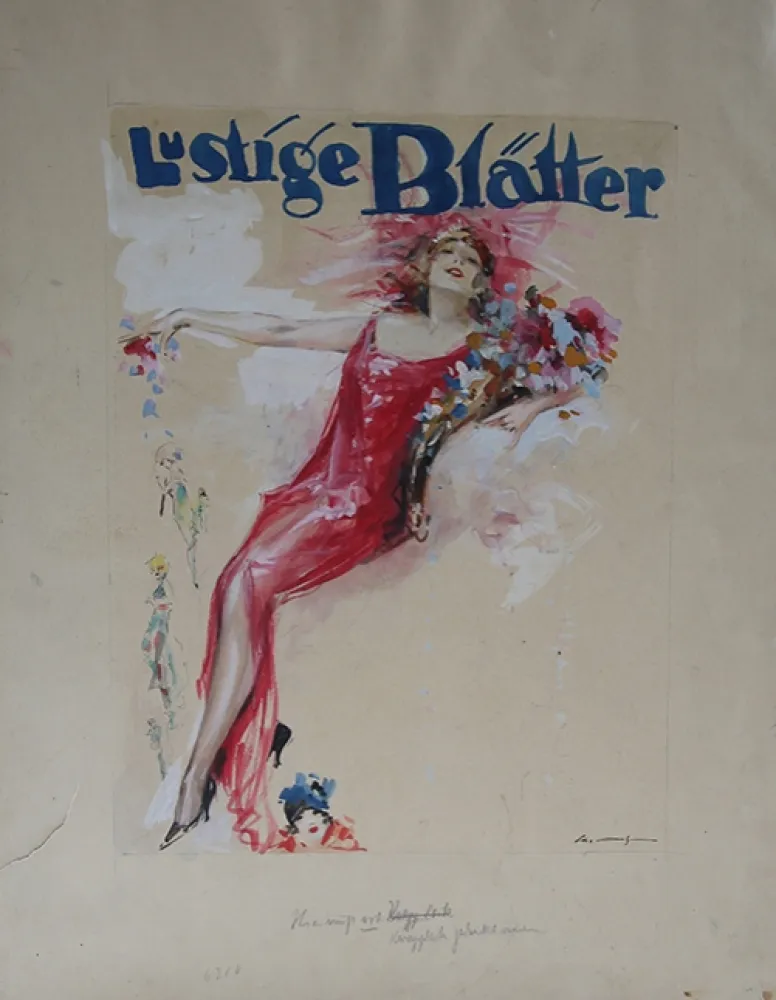 No Technical Ehrenberger - Design for cover of ¨Lustige Blätter