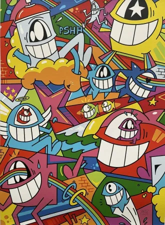 Screenprint El Pez - Catch the Stars (Standard Edition III)