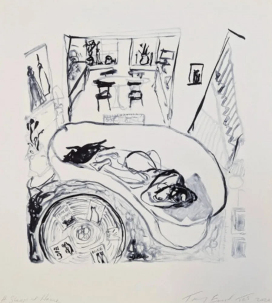 Lithograph Emin - A Sleep at Home