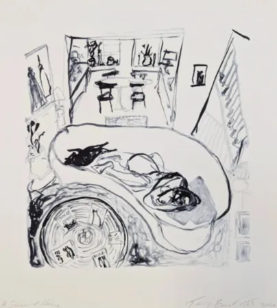 Lithograph Emin - A Sleep at Home