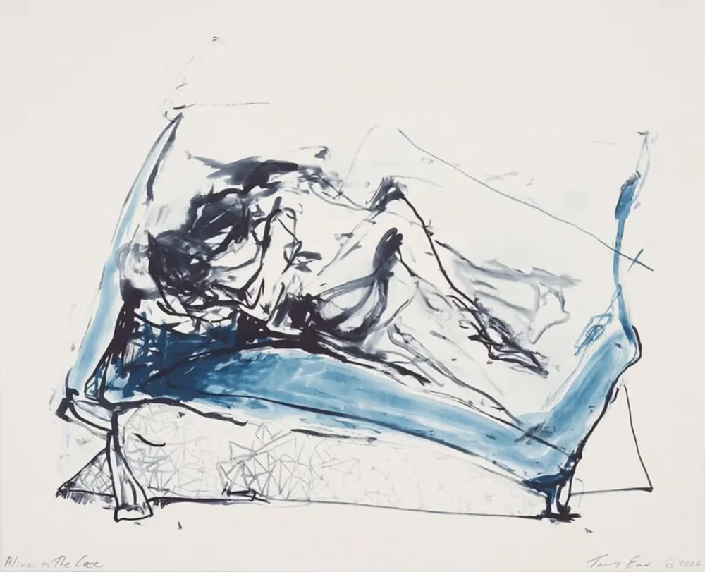 Lithograph Emin - Alive in The Cave