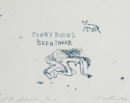 Lithograph Emin - Every Bodies Been There Rare Printers Proof
