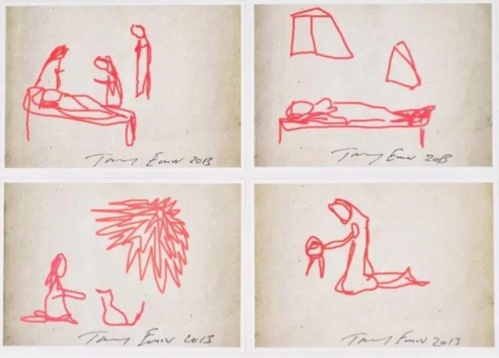 Multiple Emin - Ipad Sketches - Nativity set of 5