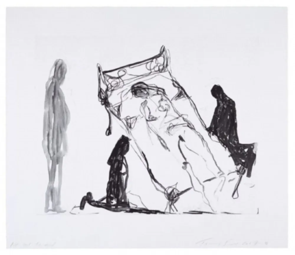 Lithograph Emin - Not Yet the End