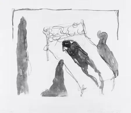 Lithograph Emin - She Watched