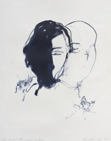 Lithograph Emin - Then I wasn’t Alone Life was here