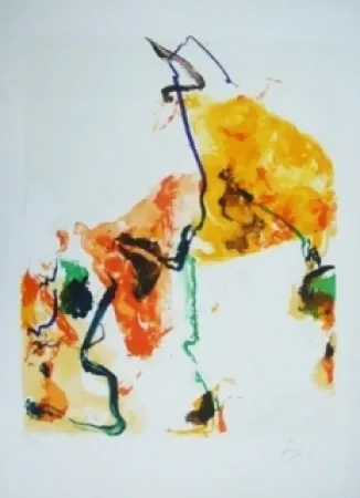 Lithograph En Jong - Monde imaginaiire II