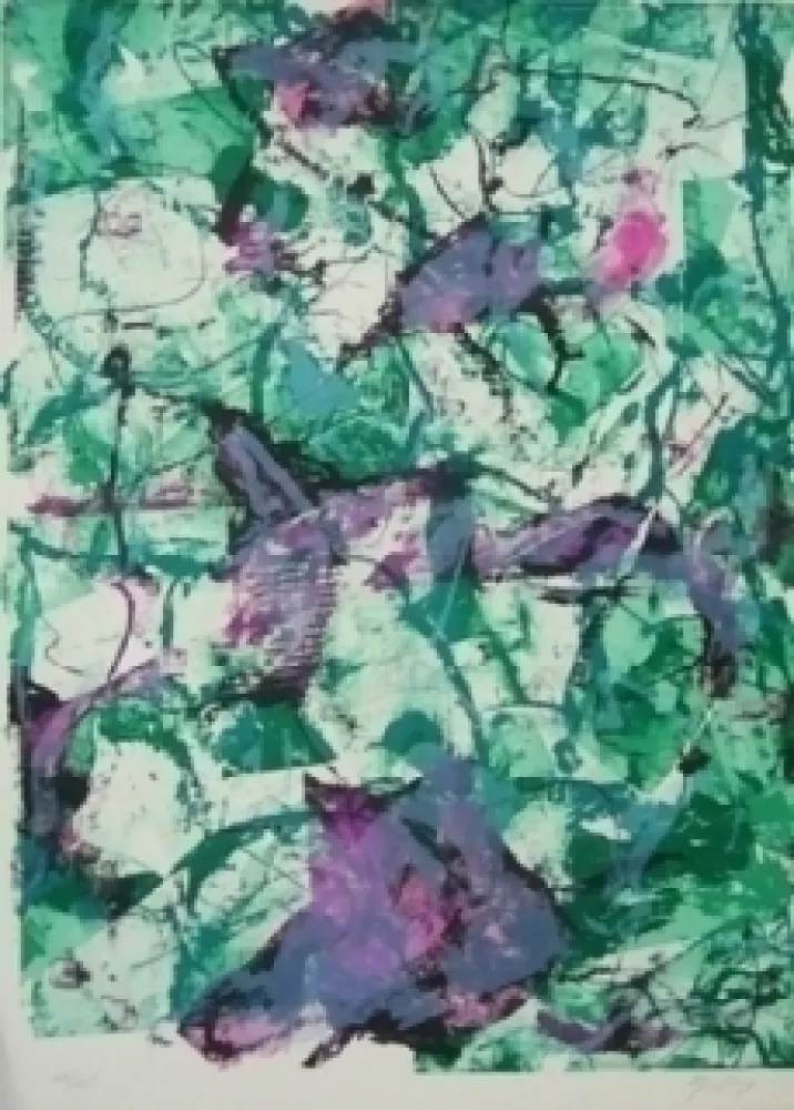 Lithograph En Jong - Monde imaginaire III