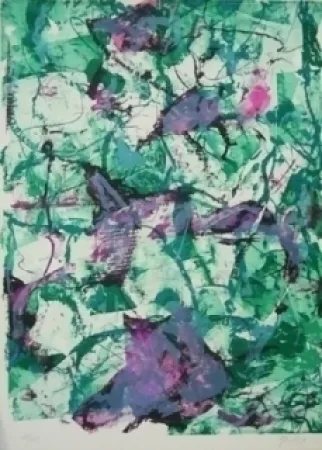 Lithograph En Jong - Monde imaginaire III