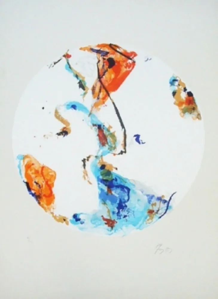 Lithograph En Joong - Monde imaginaire I