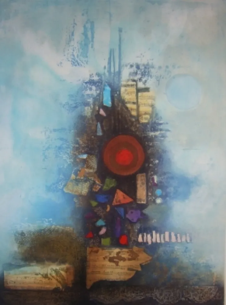 Etching And Aquatint Engel - Eclosion