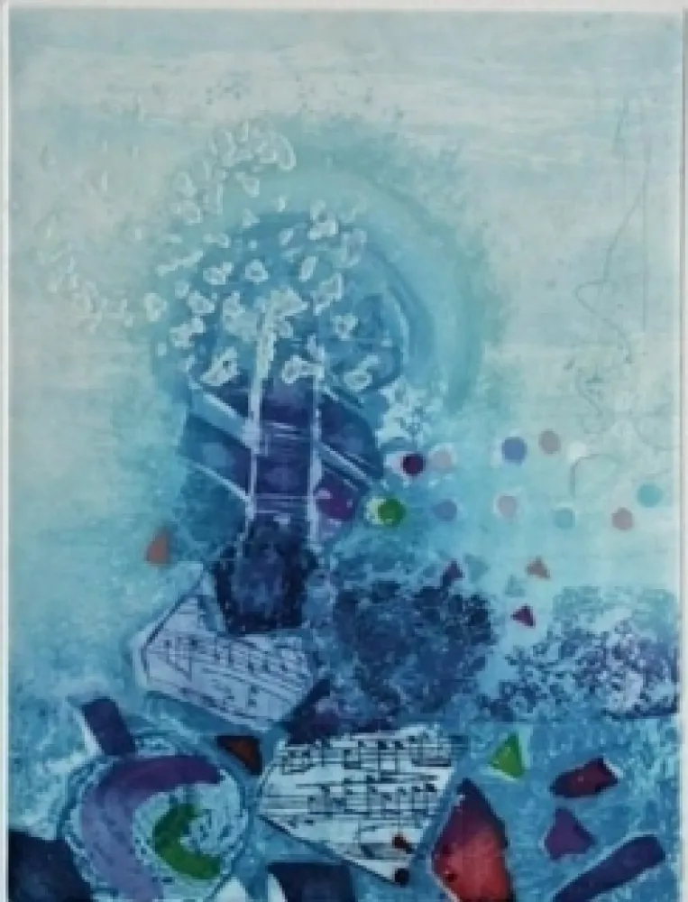 Etching And Aquatint Engel - Quartet 1