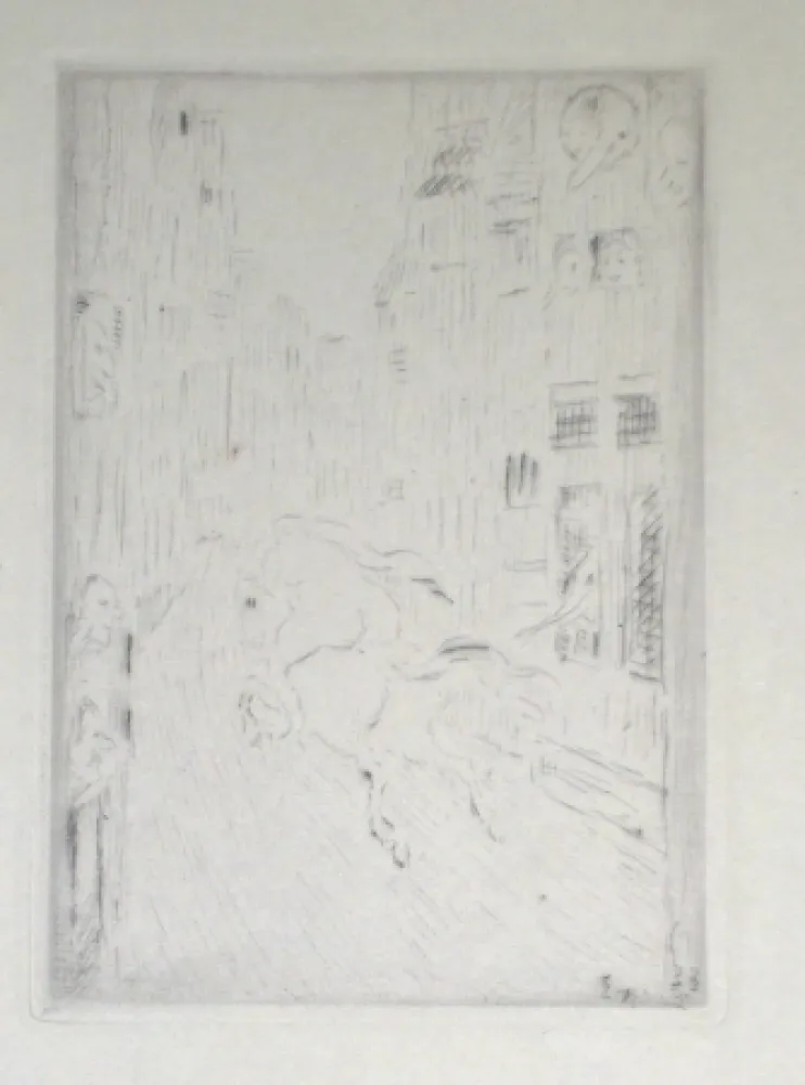 Drypoint Ensor - Lady Godiva