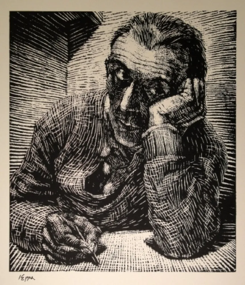 Woodcut Epper - IGNAZ EPPER