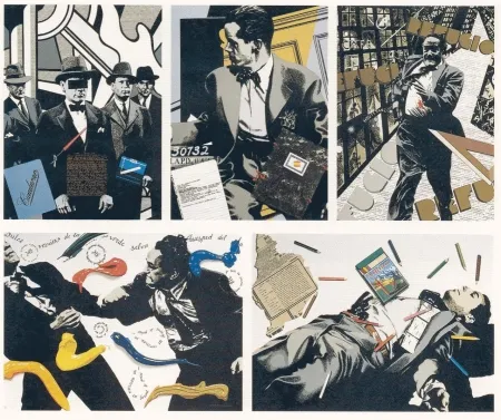 Screenprint Equipo Cronica - Serie Negra