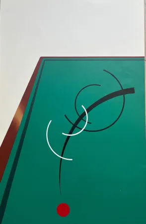 Screenprint Equipo Cronica - Taco de billar