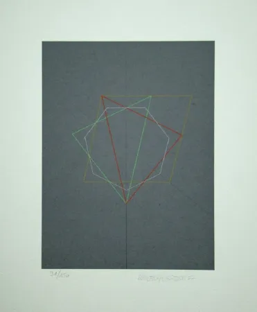 Screenprint Erber - Geometric Composition