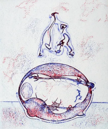 Lithograph Ernst - Après moi le XXème siècle, 1971