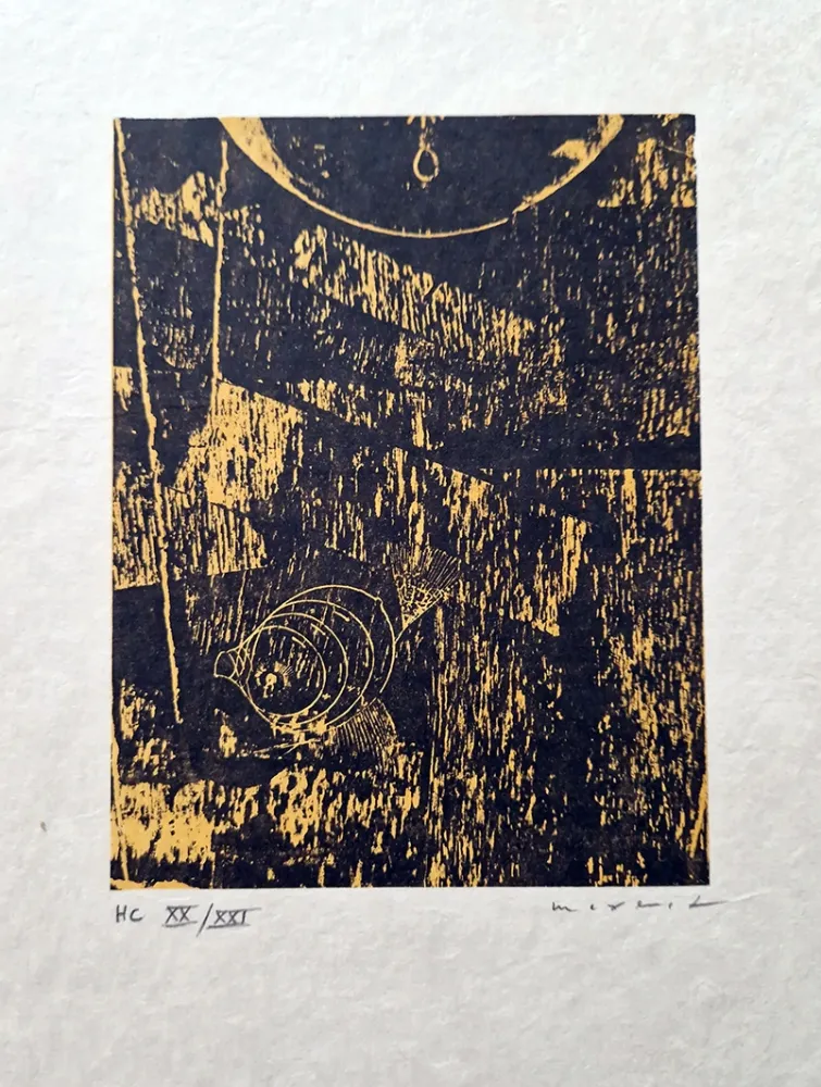 Lithograph Ernst - Aux petits agneaux V