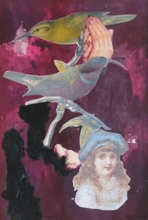 Lithograph Ernst - Childhood