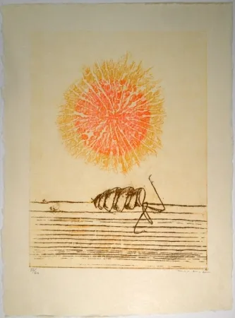 Illustrated Book Ernst - Die Bedeutung des Schönen in der exakten Naturwissenschaft / The meaning of beauty in exact natural science / Mit drei Original-Farblithographien von Max Ernst