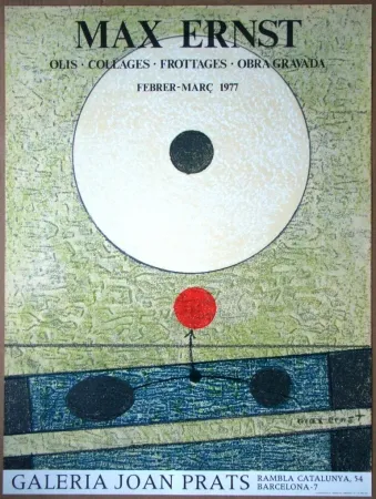 Lithograph Ernst - Galeria Joan Prats