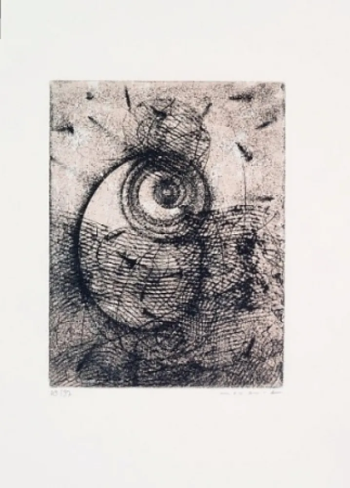 Etching And Aquatint Ernst - Hommage à Rimbaud 