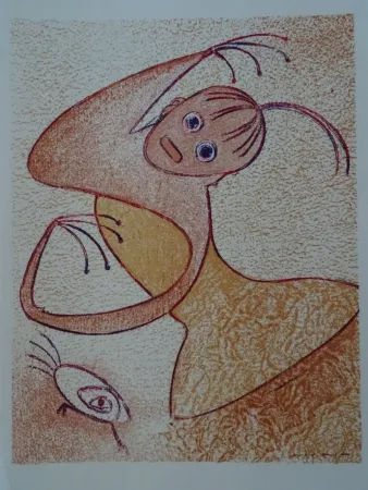 Lithograph Ernst - Hommage a San Lazarro