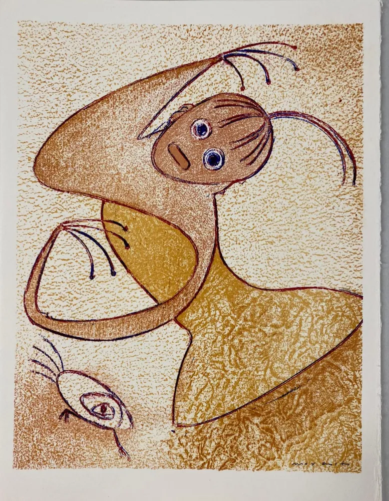 Lithograph Ernst - Hommage à San Lazzaro