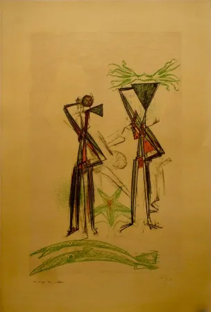 Lithograph Ernst - L' Etoile de Mer